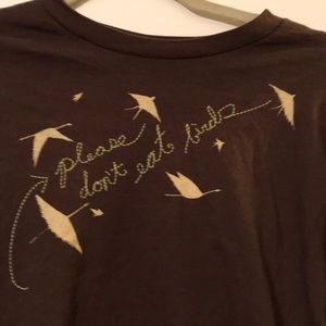 Brown vegan T-shirt from herbivore Portland